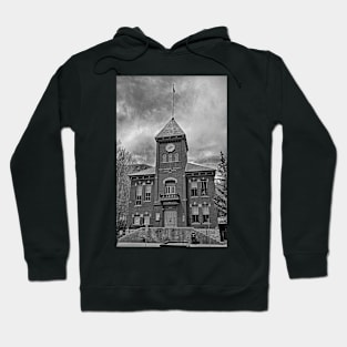 San Miguel County Courthouse BW Hoodie